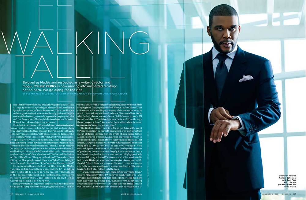 TYLER PERRY FEATURE (see PUBLISHING - entertainment-strategy, top right menu bar)