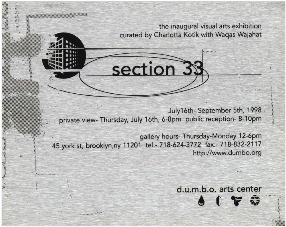 DUMBO ARTS CENTER (METAL) INVITATION (see Branding d.u.m.b.o arts center, top right menu bar)