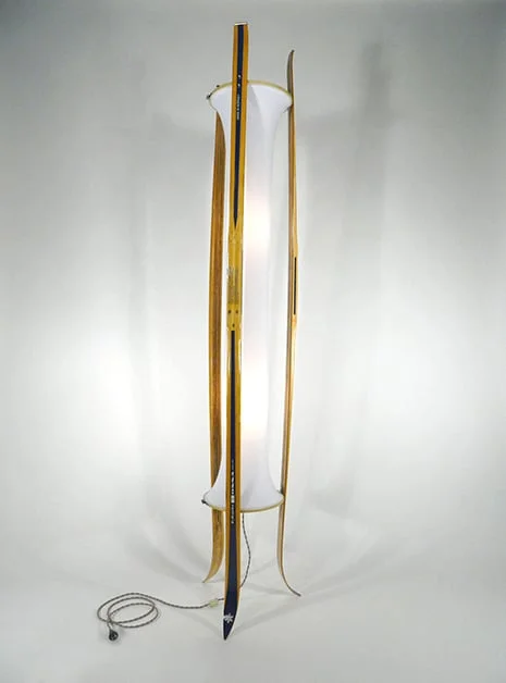 CROSS COUNTRY SKI FLOOR LAMP