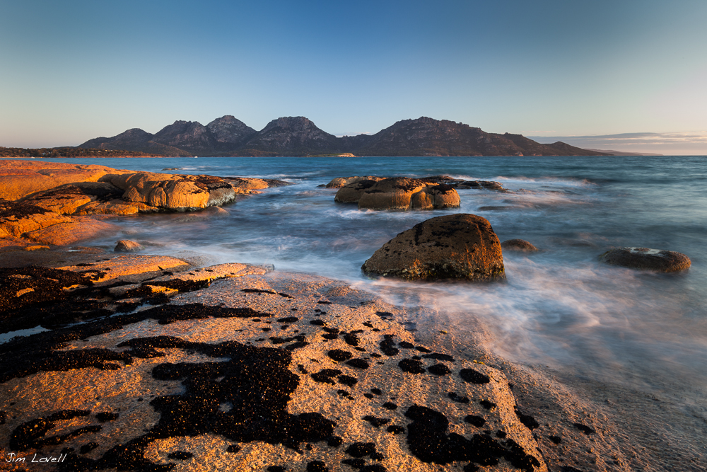 The Hazards at Sunset, Freycinet National Park, Tasmania