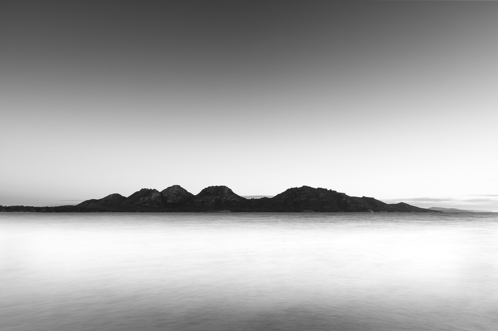 Hazards Silhouette, Freycinet National Park, Tasmania