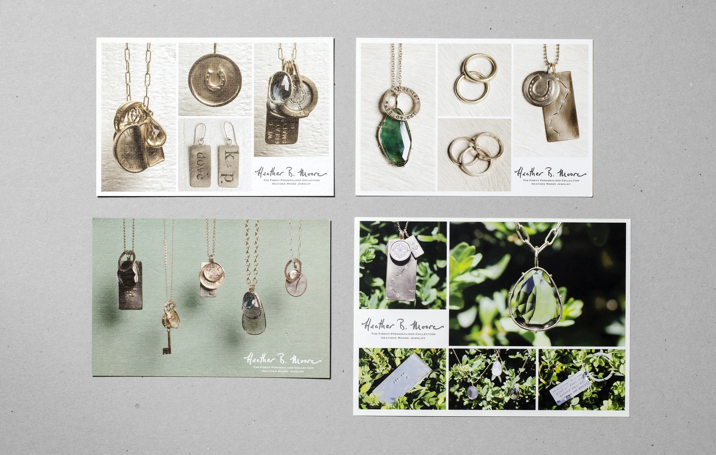 Heather Moore Jewelry event mailers