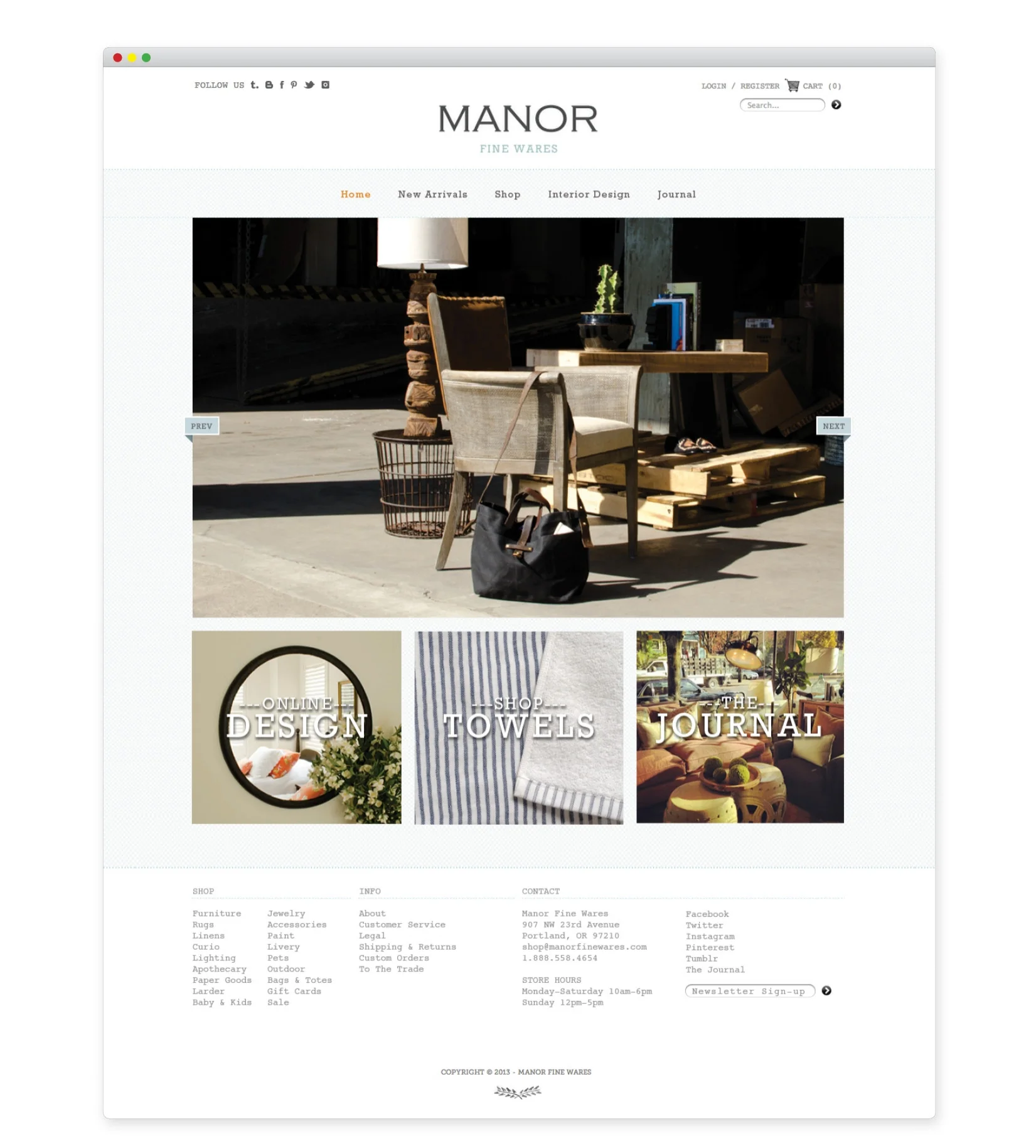 Website redesign