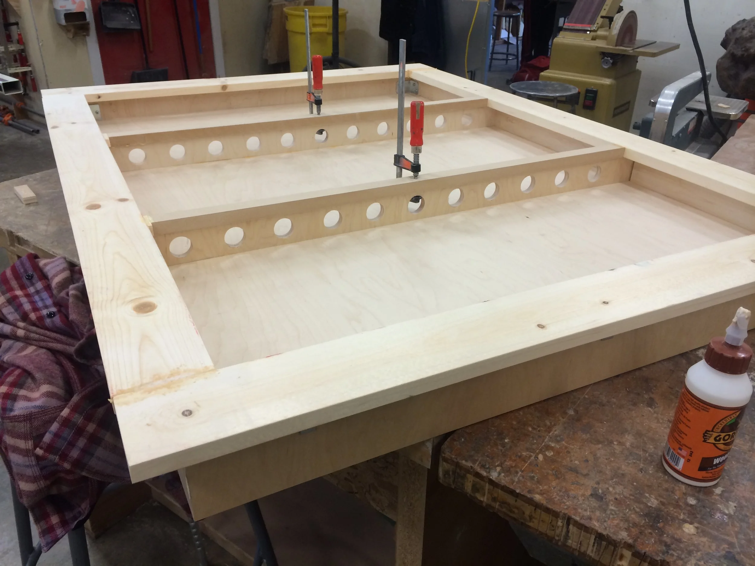 Building the vacuum press