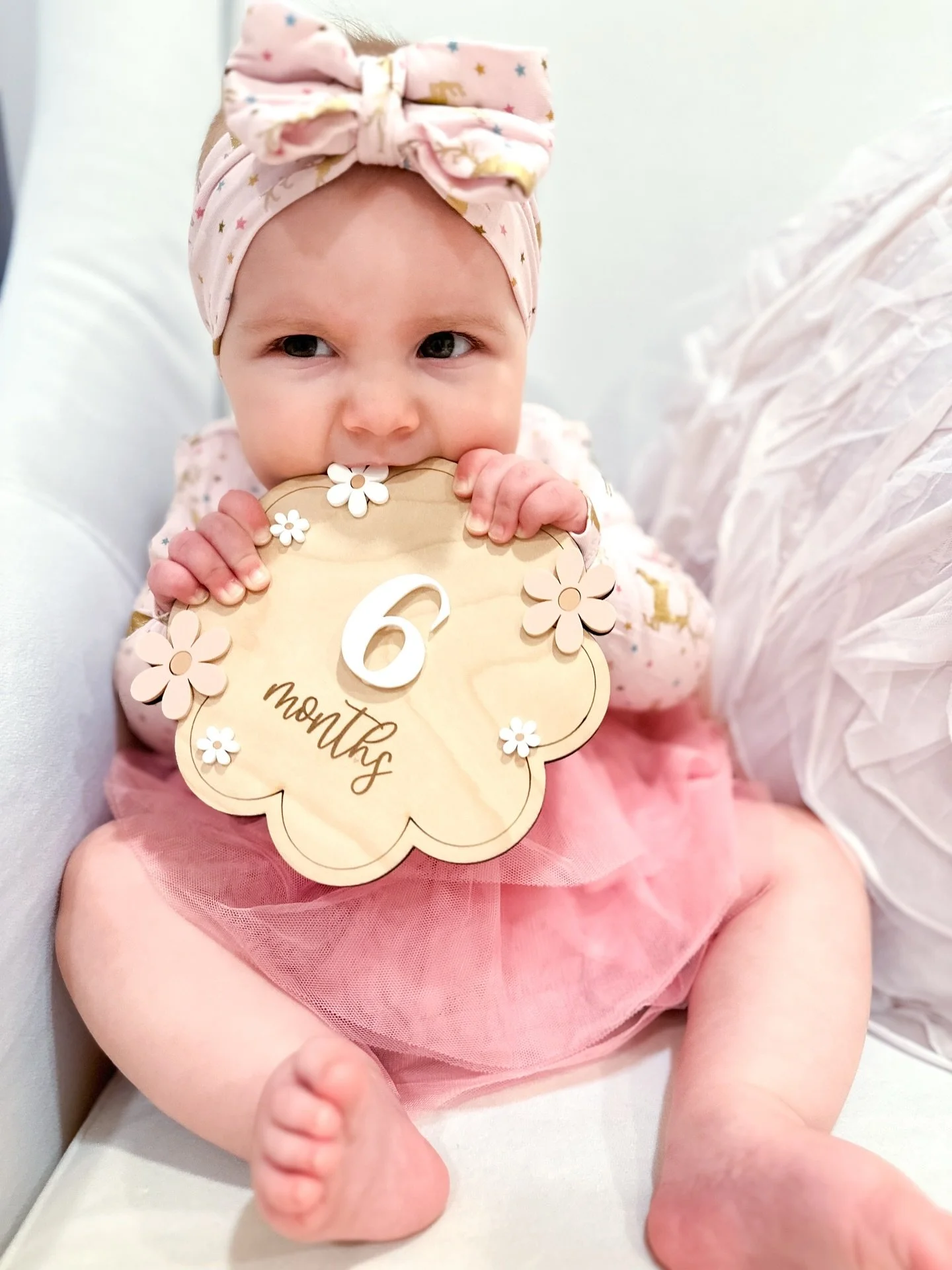 6 MONTHS with our happy Chlo!! Half a year feels like a blink with you!