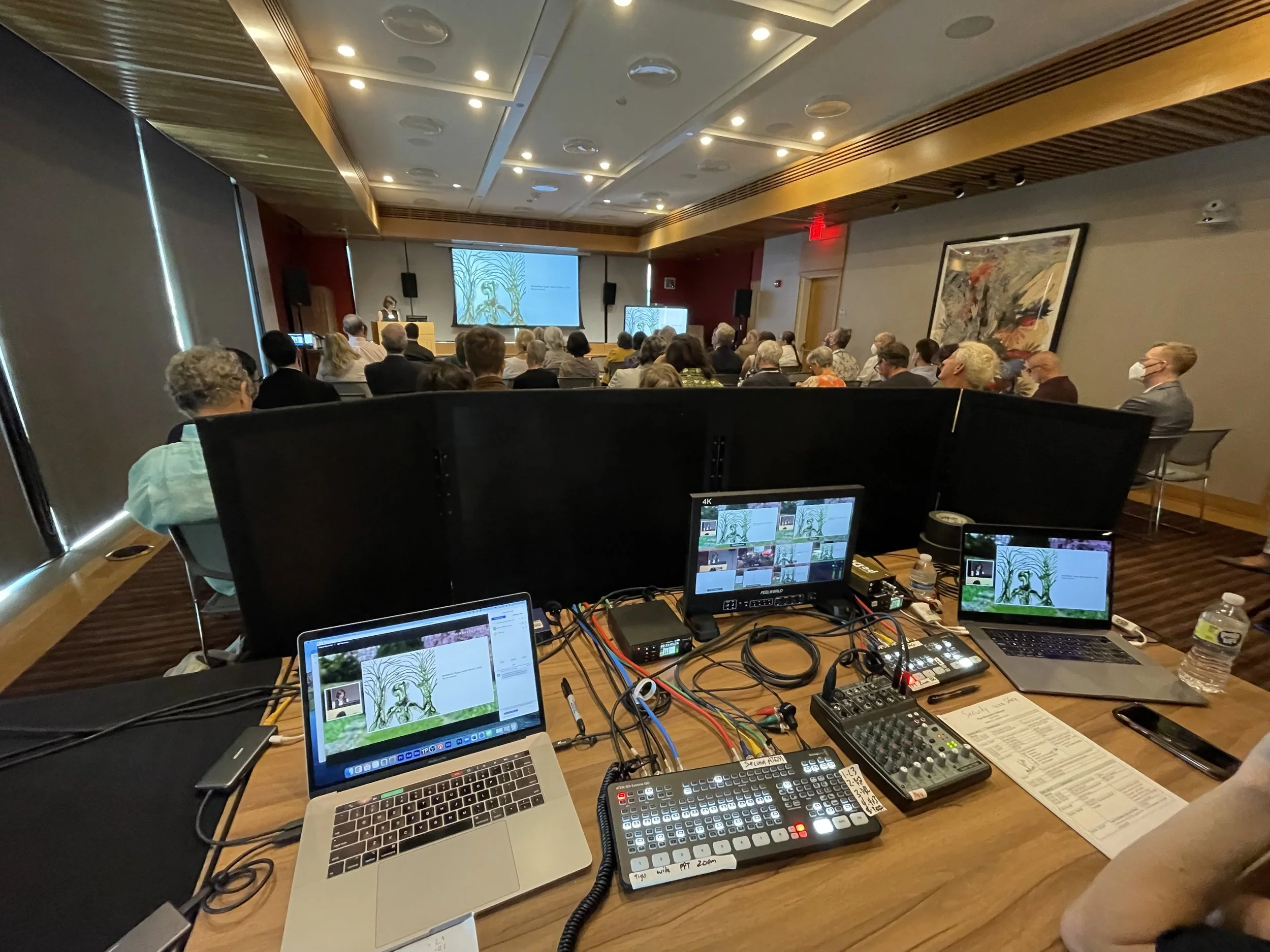 Multiple Hybrid Livestream Events for Dumbarton Oaks (Harvard University)