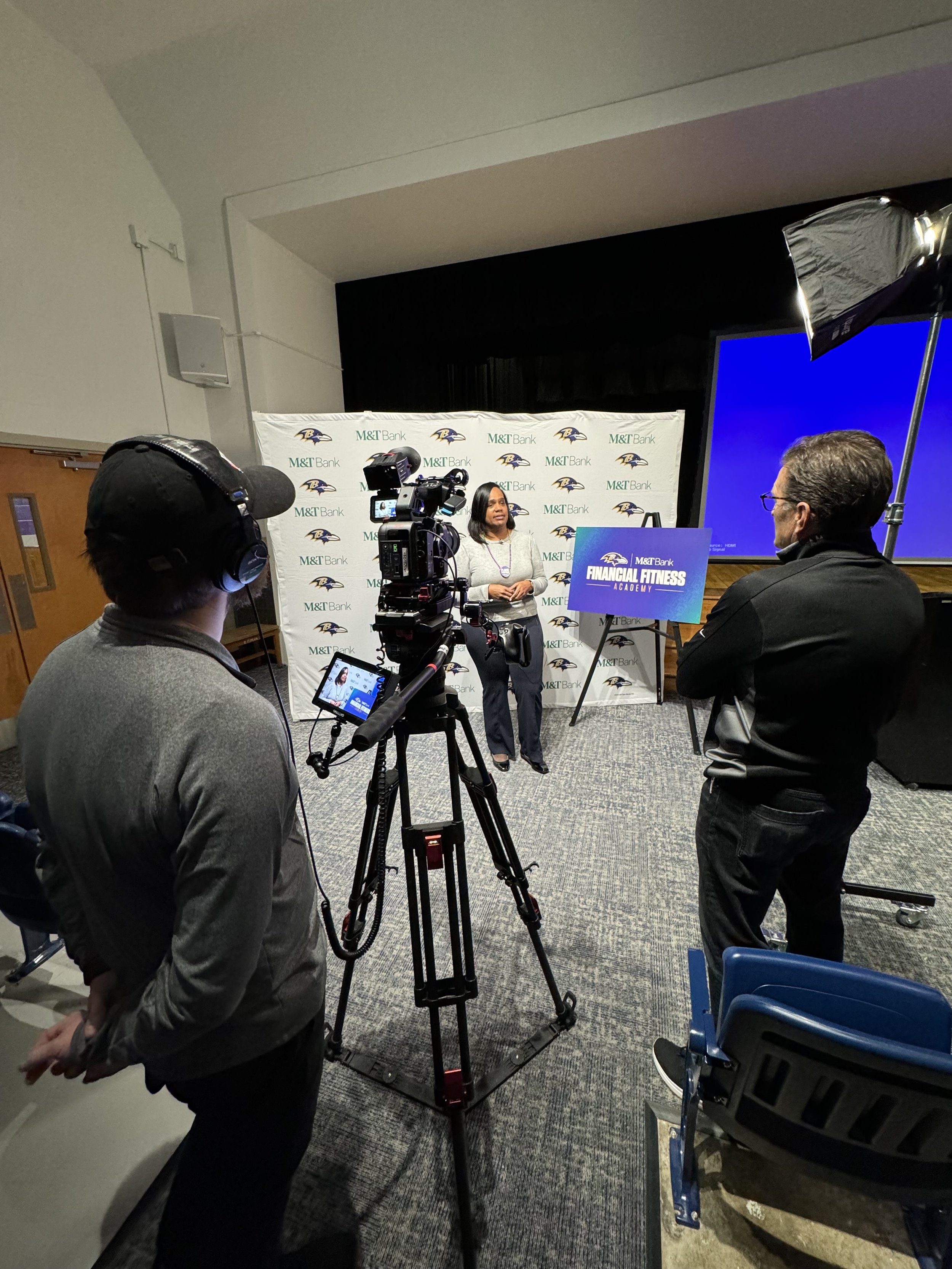 Event Video Shoot for M&amp;T Bank with Baltimore Ravens