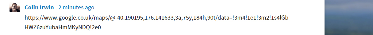 Comments box with the fix applied. 