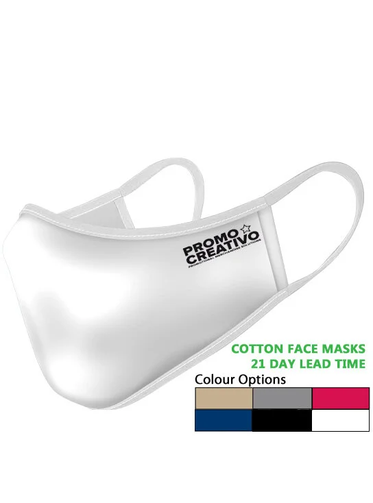 BRANDED COTTON FACE MASK