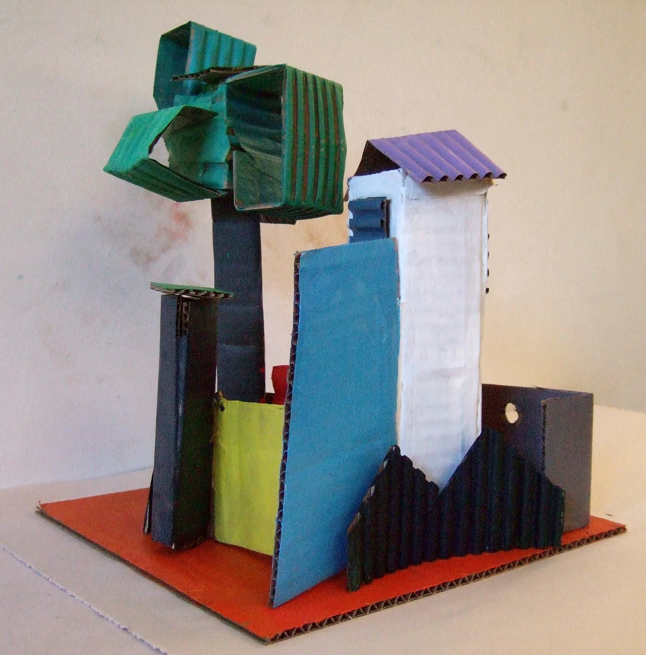 My own cardboard landscape