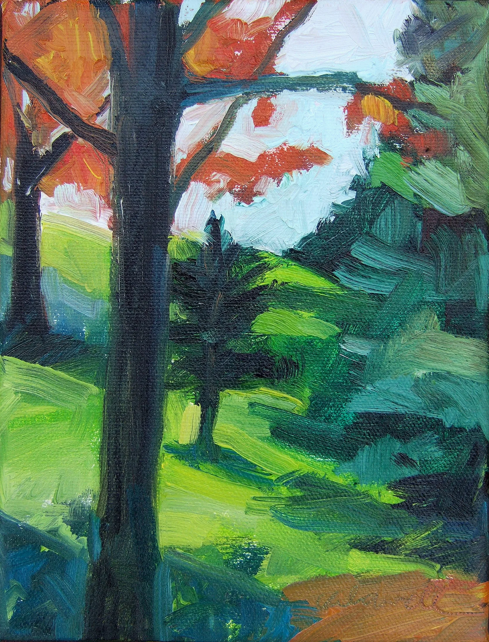 oil on canvas, 8 x 6"