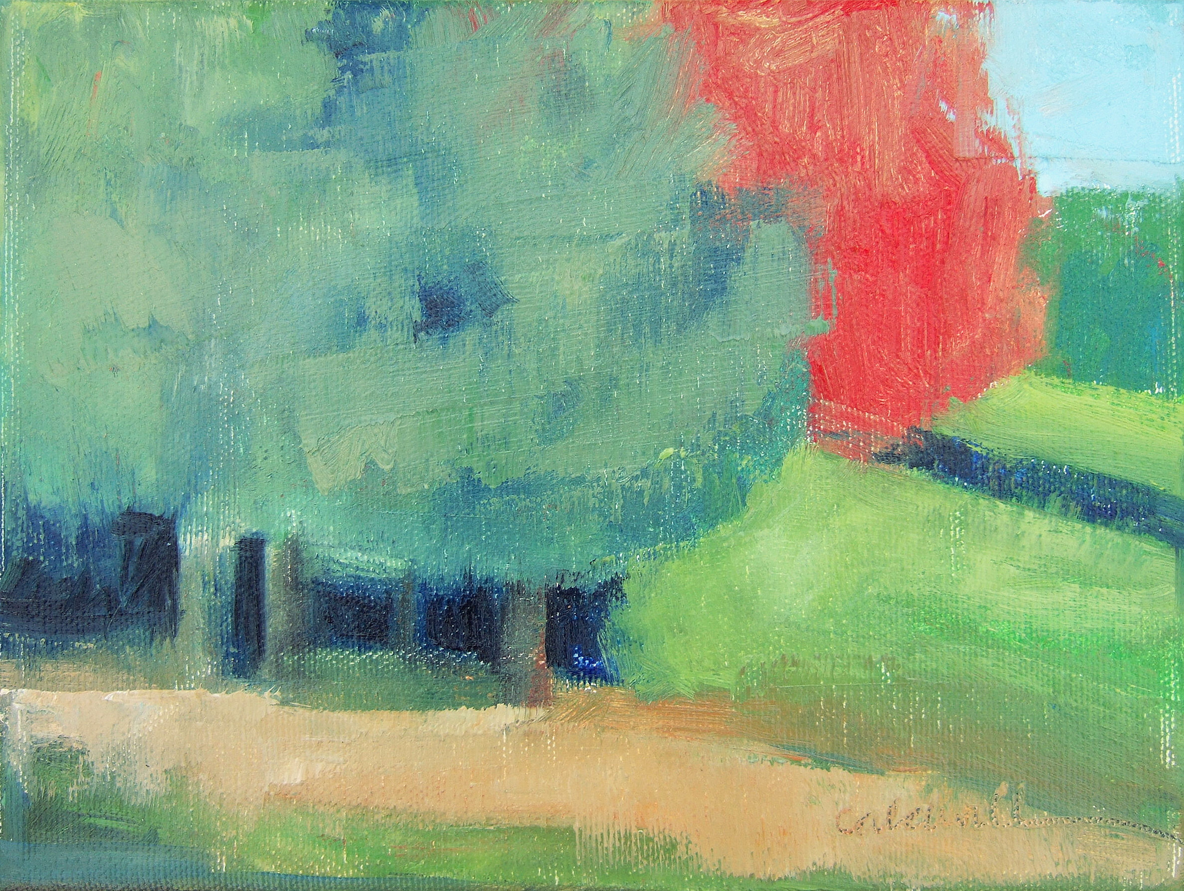 oil on canvas, 6 x 8"