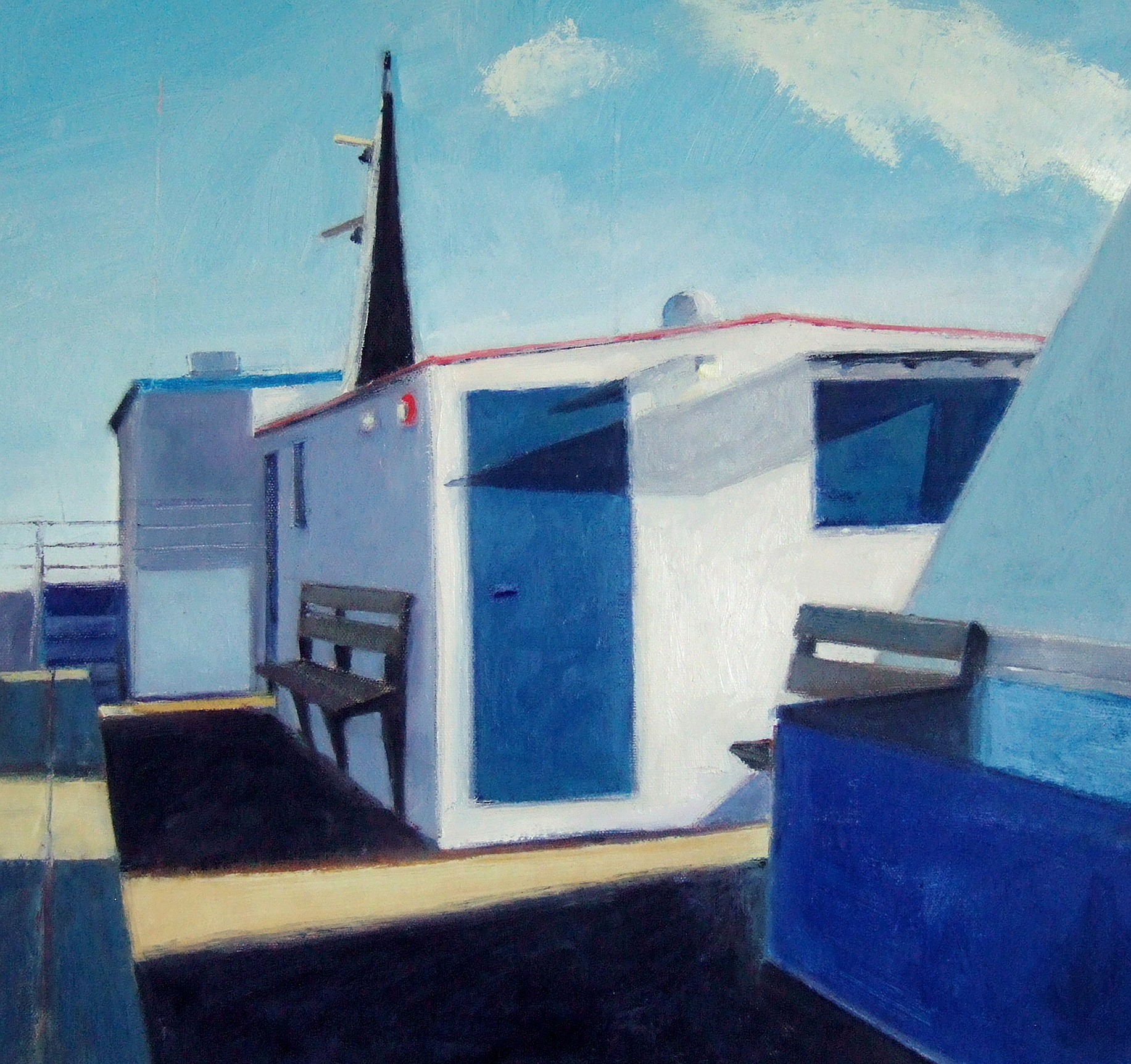 oil on canvas 16 x 16"