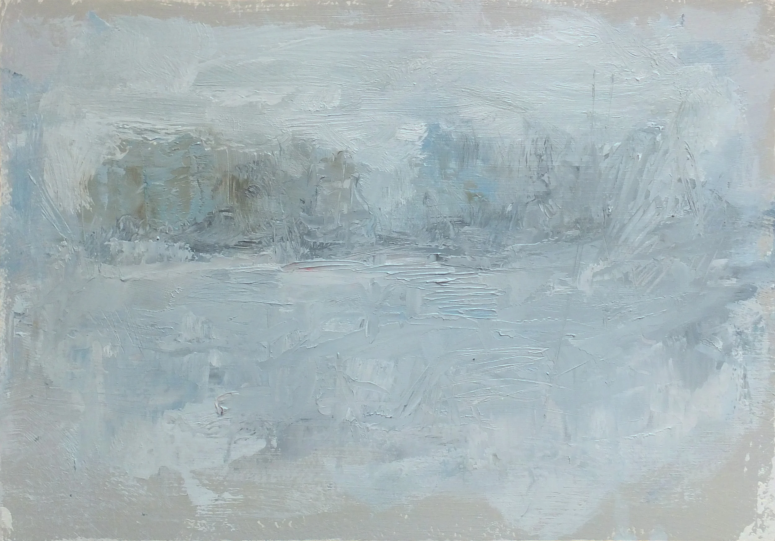 oil on paper/gesso8 1/2 x 12"