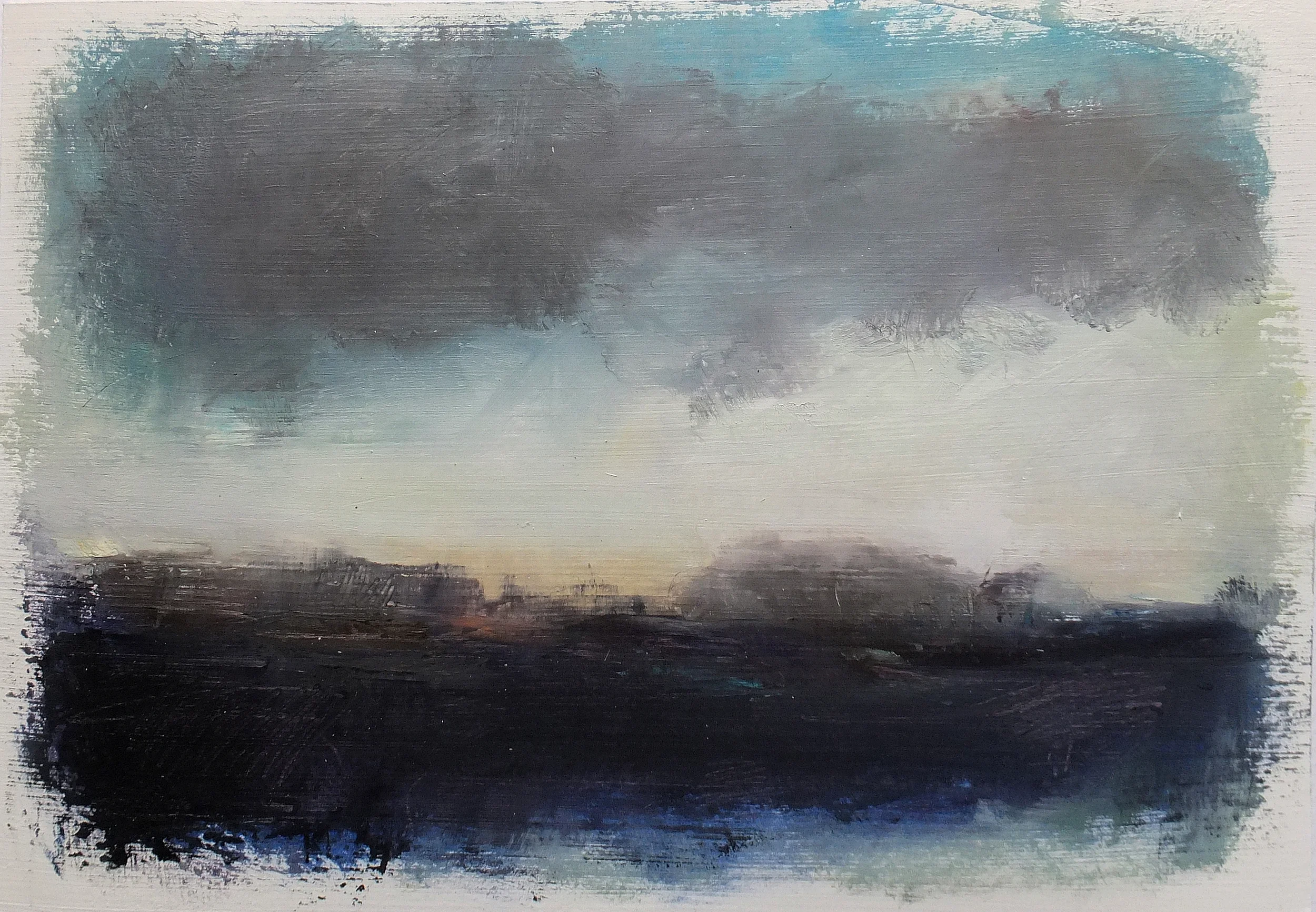 oil/paper 8 1/2 x 12"