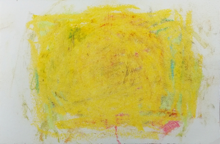 sketchbook oil pastel 3 x 5" 2017