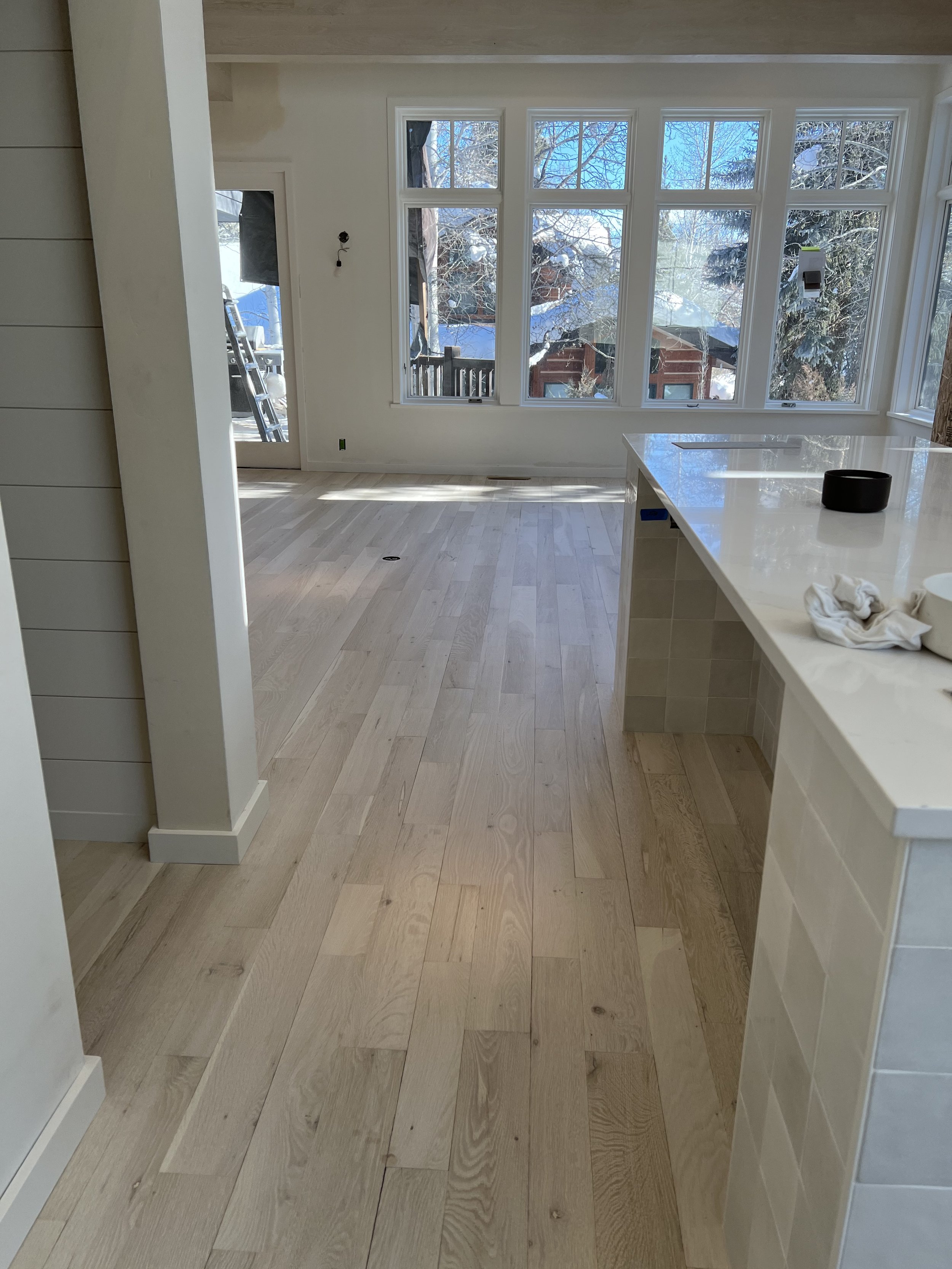 Refinished White Oak Floors