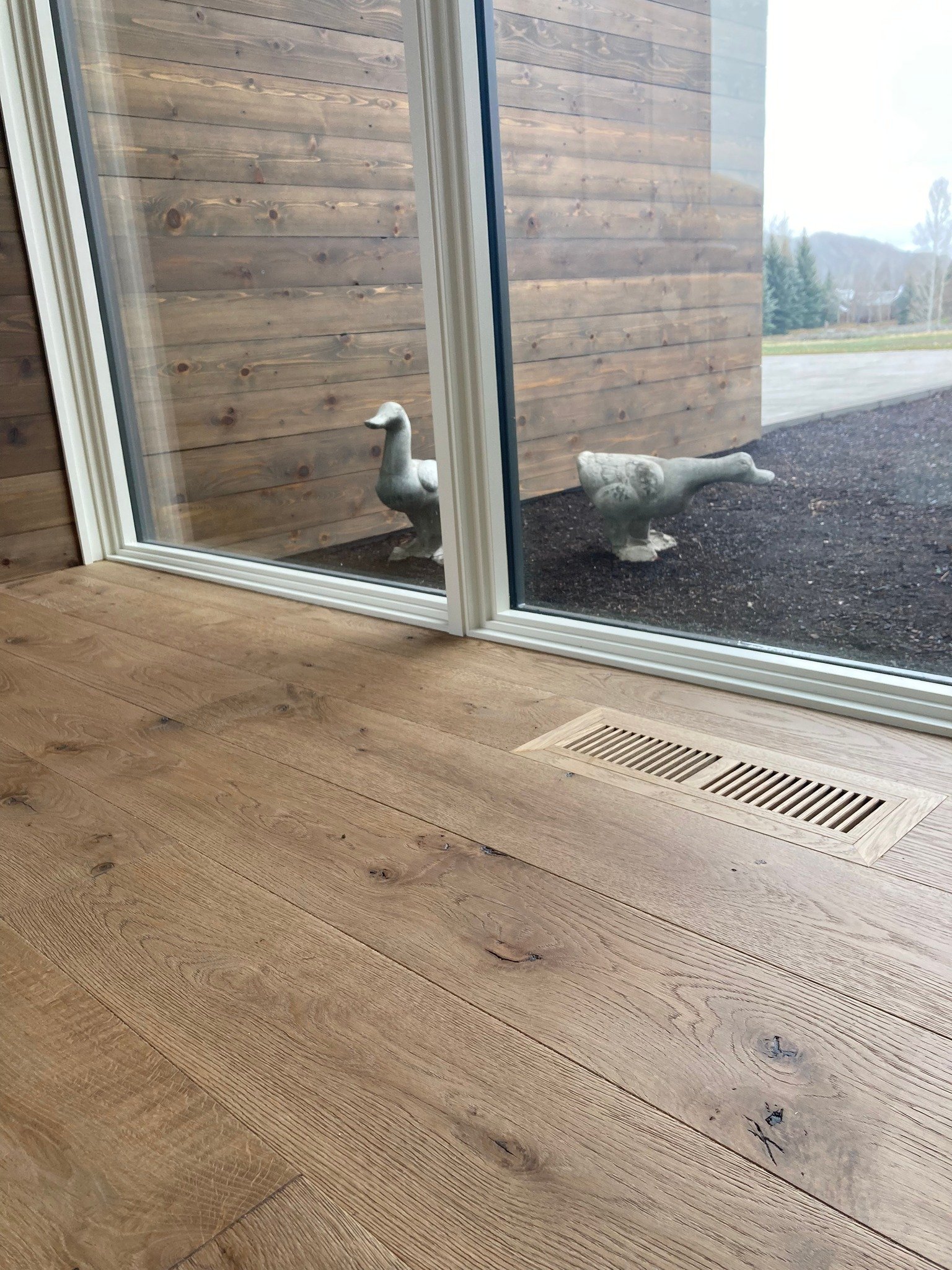 Wire Brushed White Oak