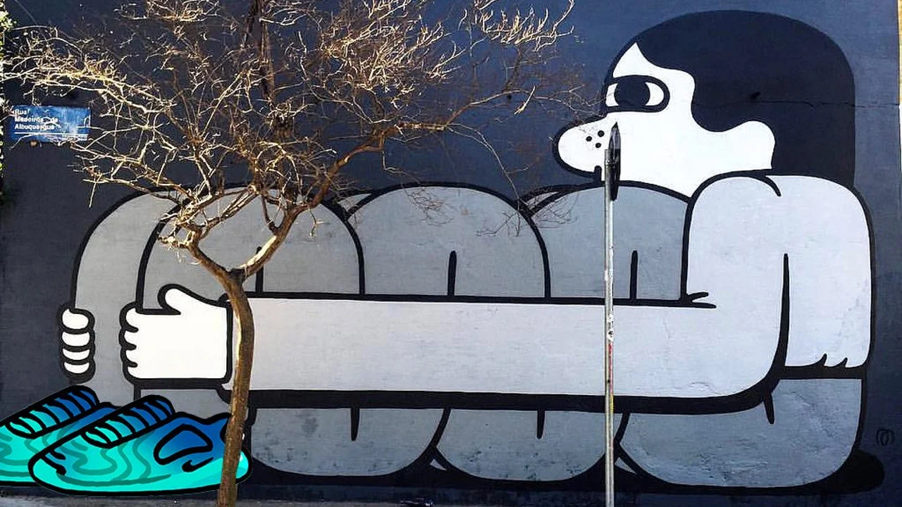 nike in graffiti