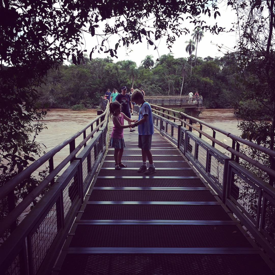 Catwalk to Iguazu Falls