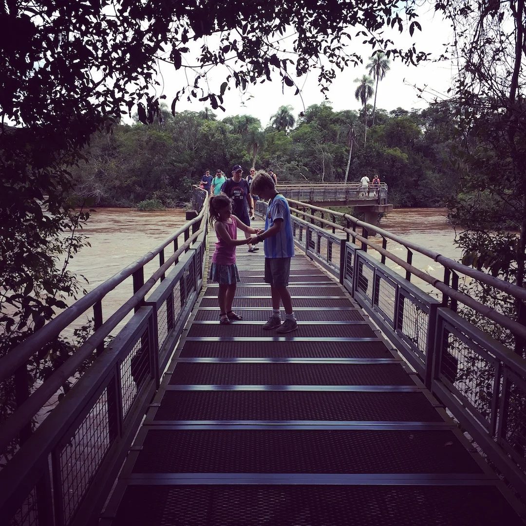 Catwalk to Iguazu Falls
