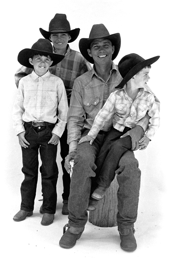  The Shiew family of Ranchers,  Cowpunchers Reunion, Williams Arizona 1989 