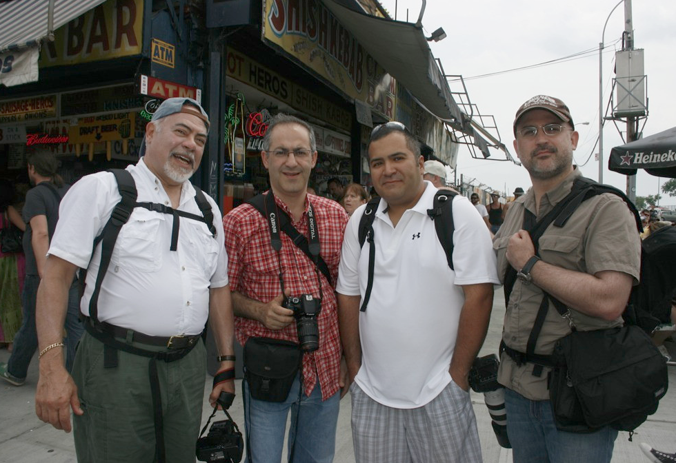 Students from my Coney Island workshop. 