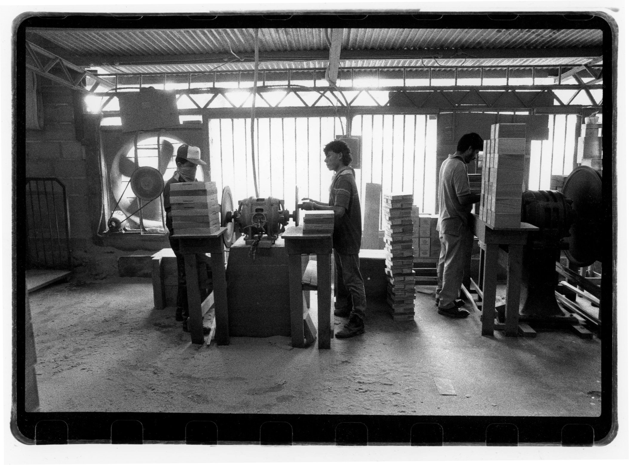  Making the boxes for cigars, Cofradia, Honduras C.A 