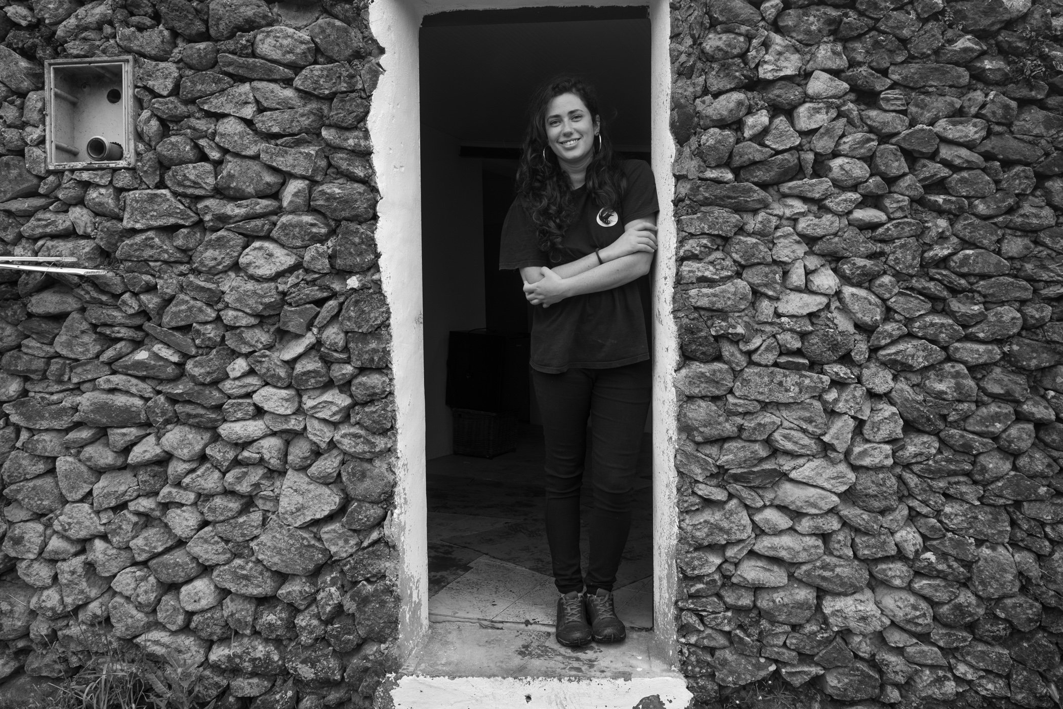  Lisandra Mendoza, veterinarian at Asinus Atlanticus, Donkey Farm/Milk. Terceira, Portugal.   
