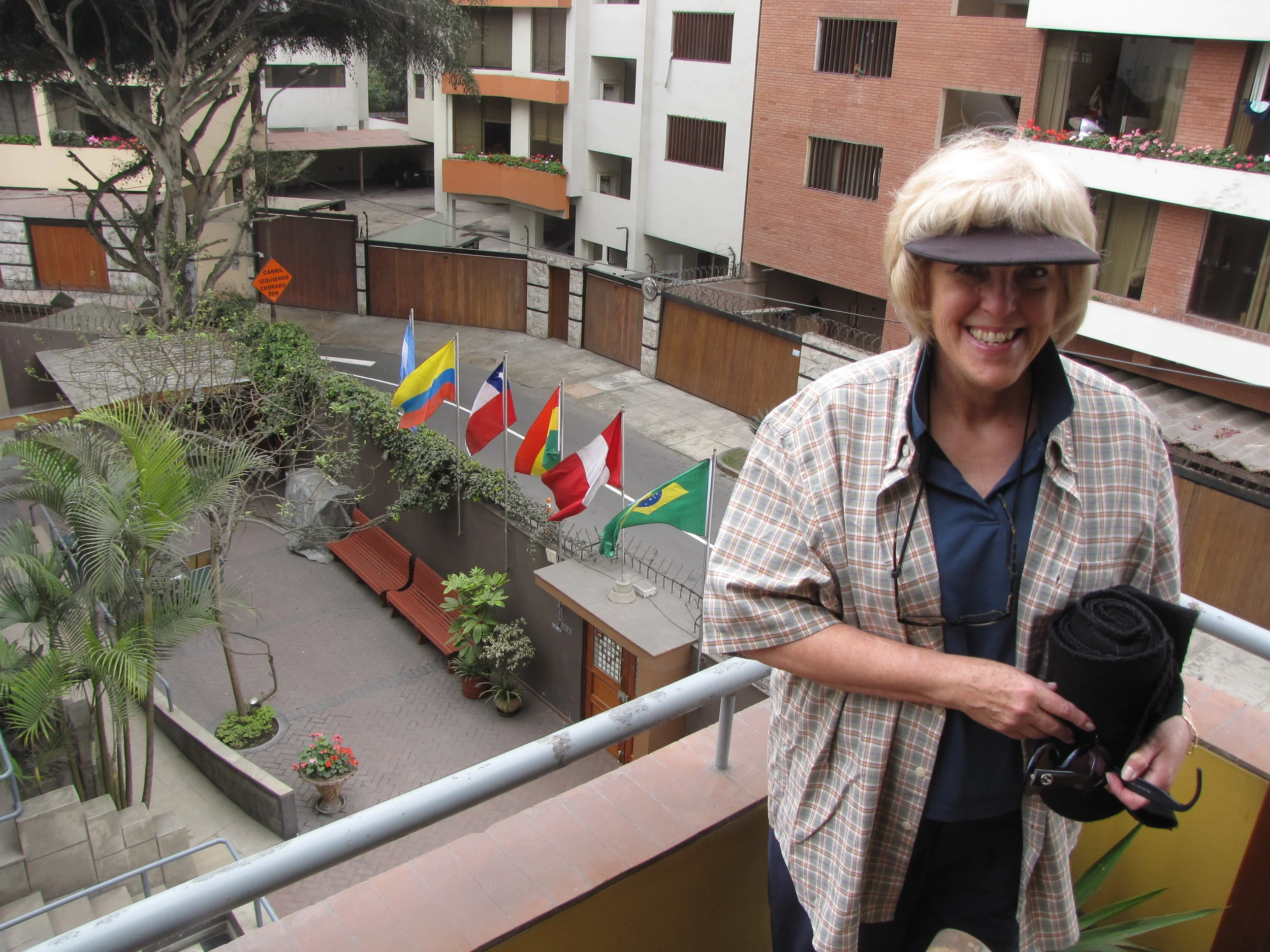 View from our balcony at Casa Inca