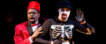 The Harlequin and Death in The Emperor of Atlantis
