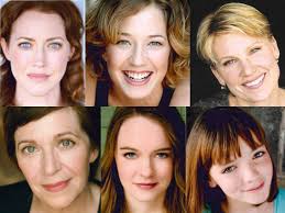 The six Mary Todd Marlowe actresses