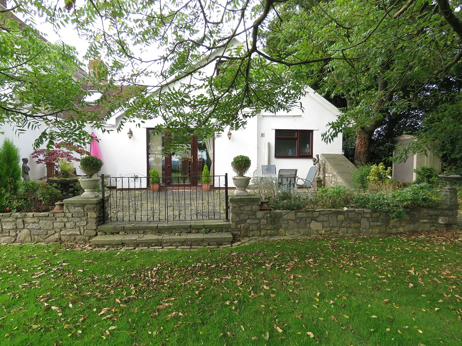 Back of the cottage
