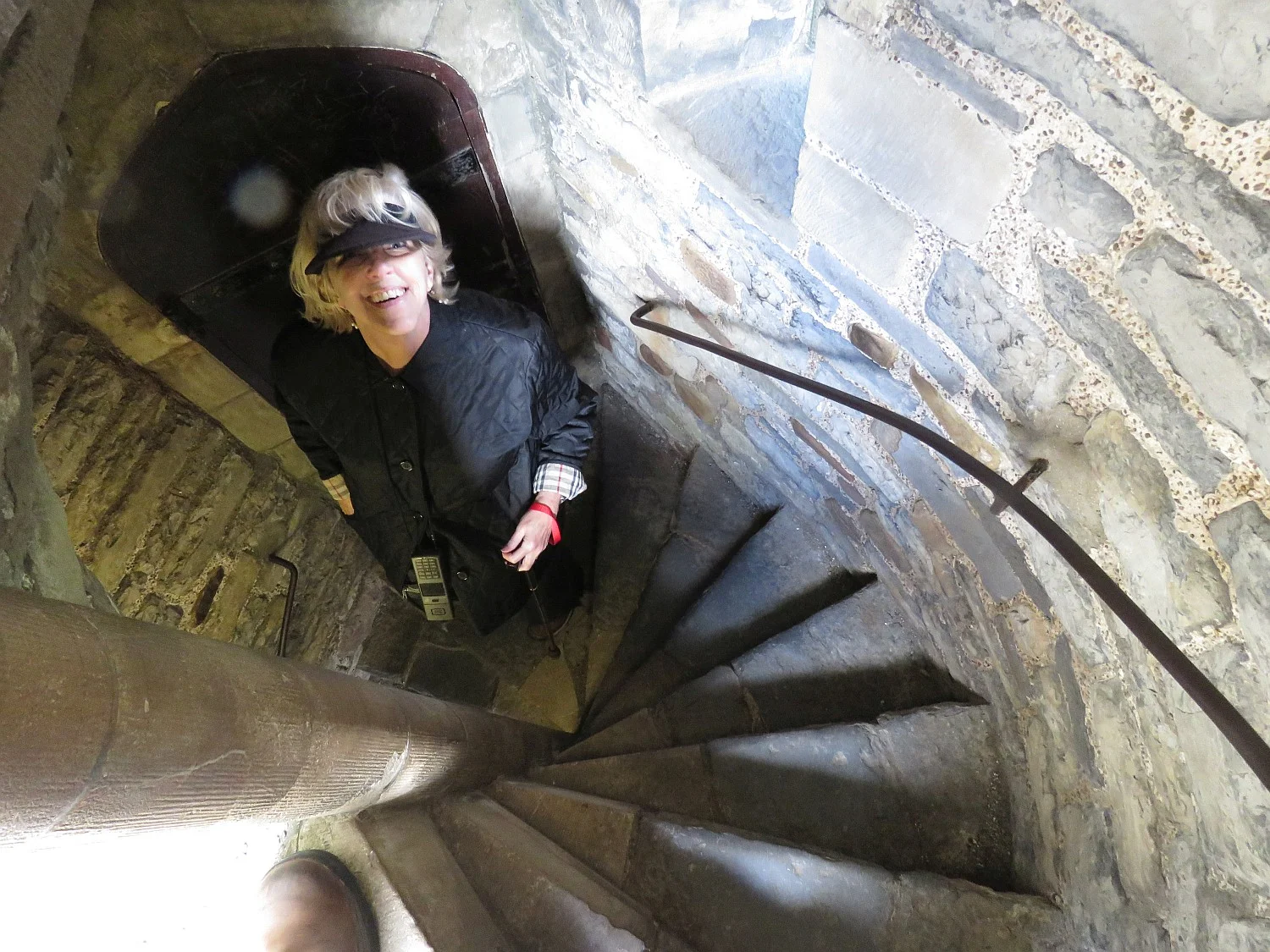 Up the stairs in the Keep