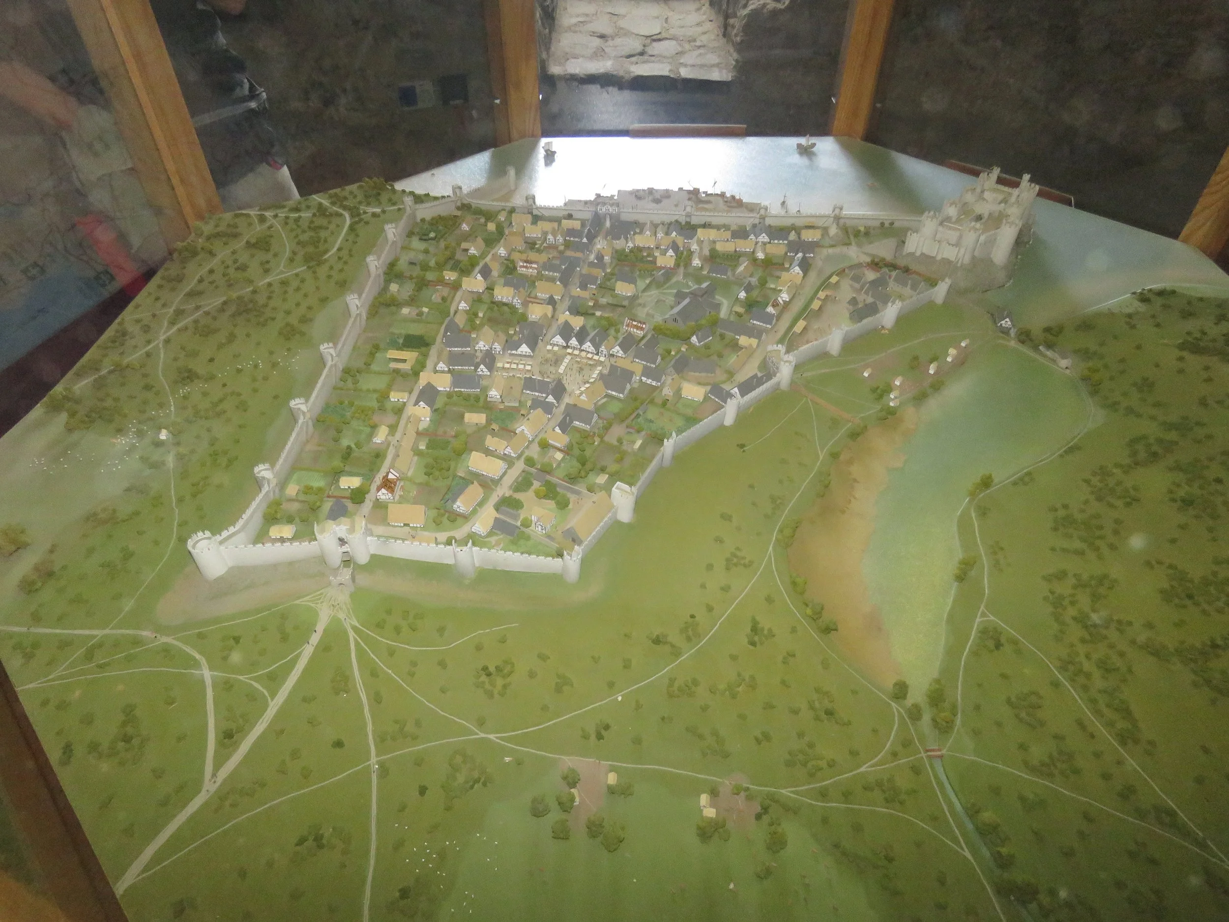 Model of the castle to give you an idea of the layout and scope