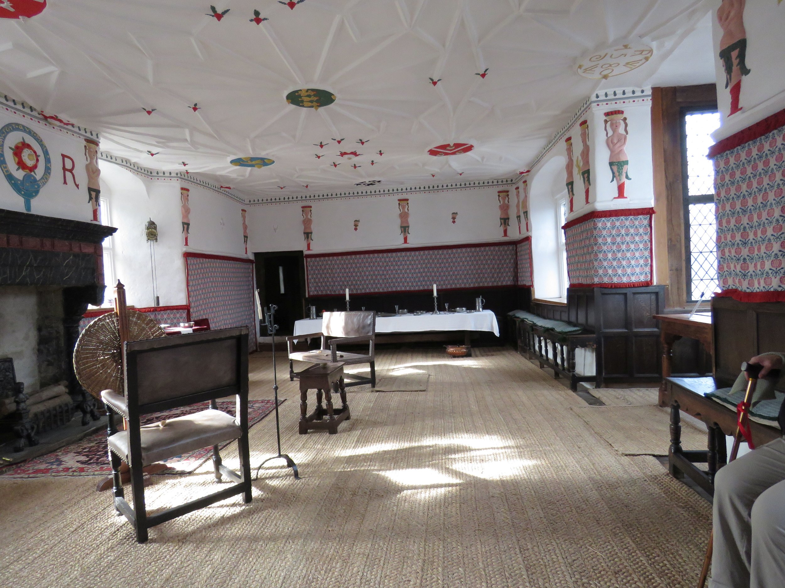 Great hall in Plas Mawr