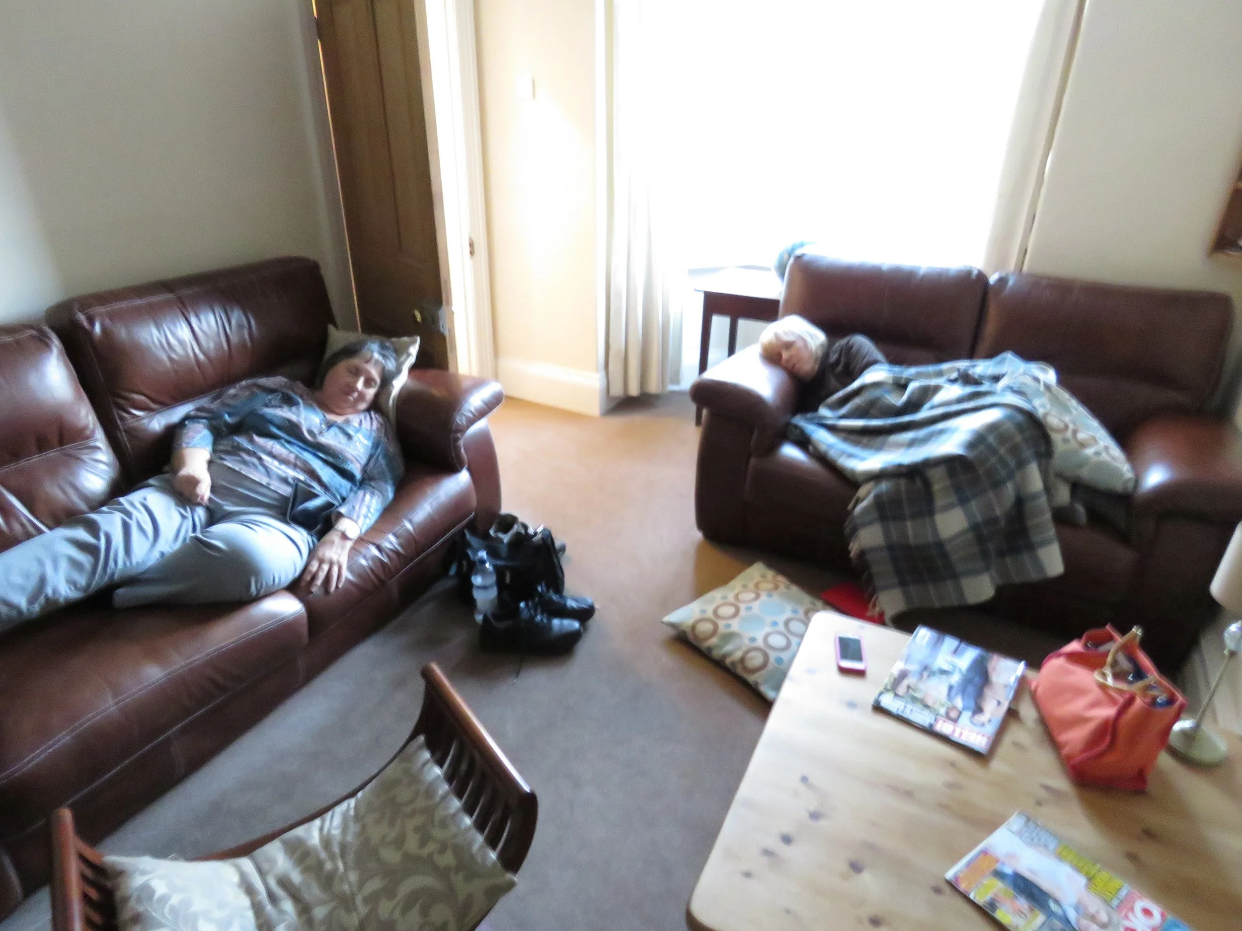 End of a long day.