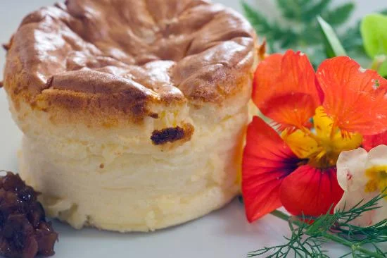 Cheddar souffle at Peppers