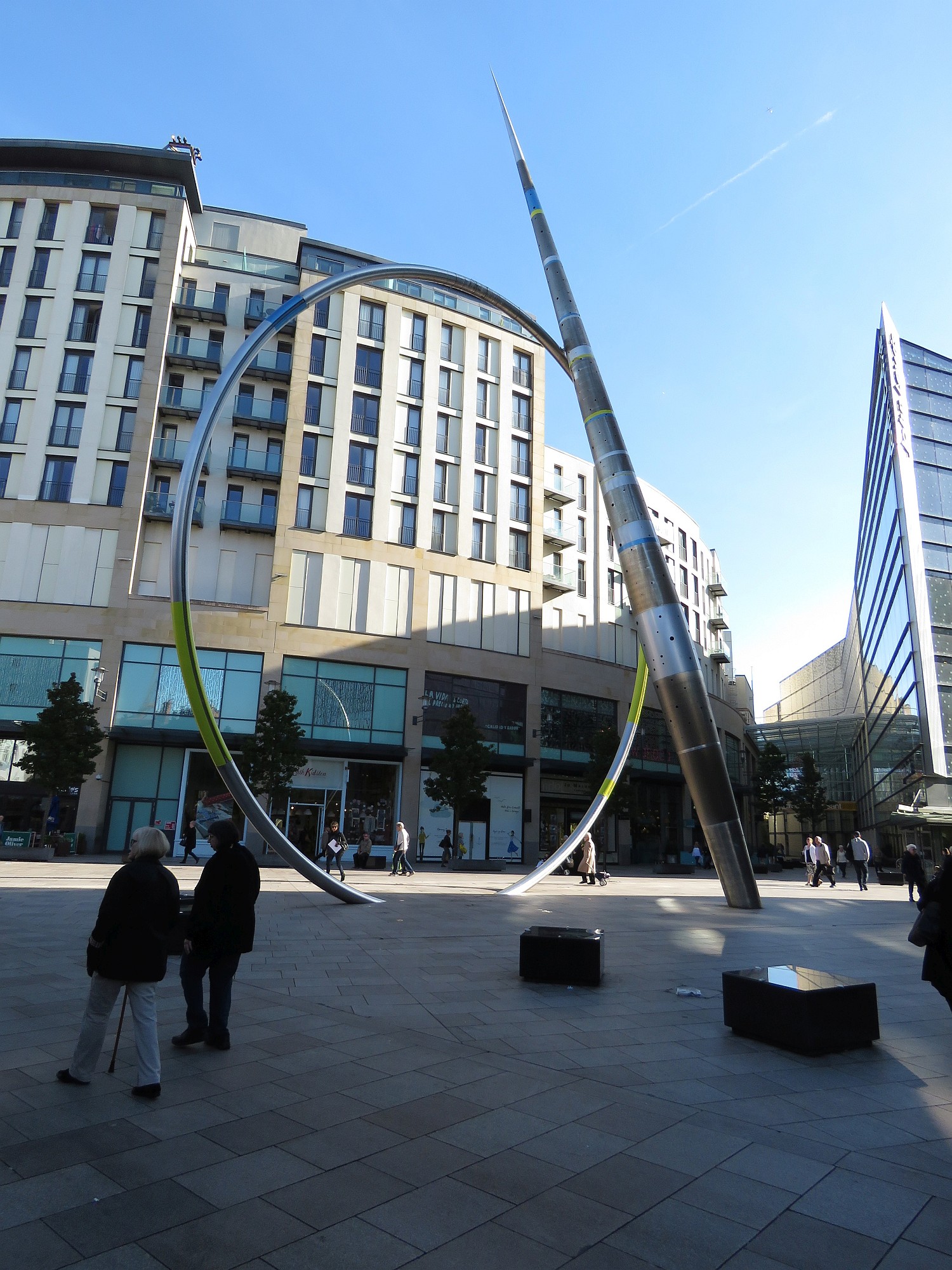 The modern area that surrounds the City Centre