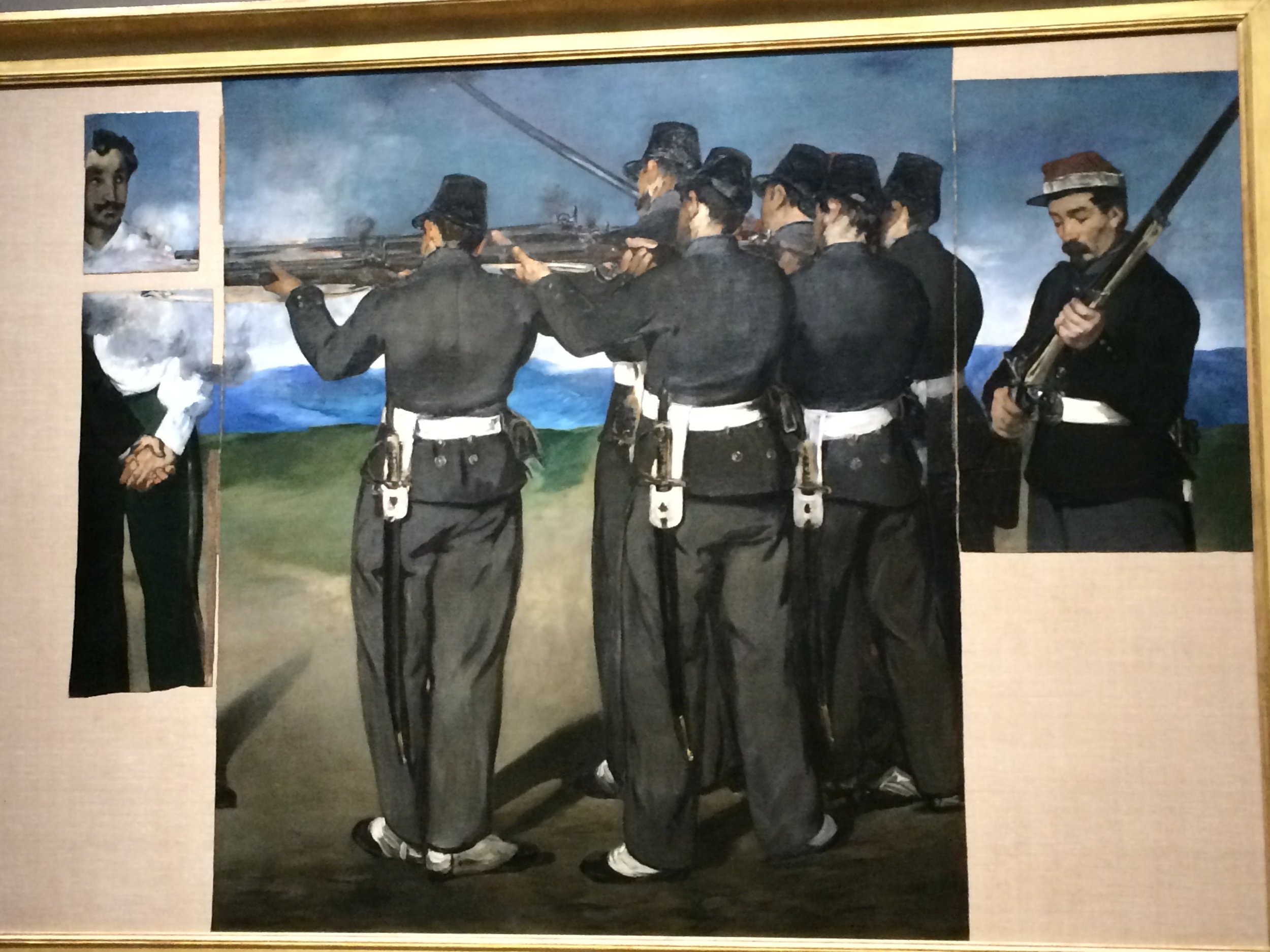 Seen many times in books, first time in person - Manet's Execution of the Emperor Maxillian