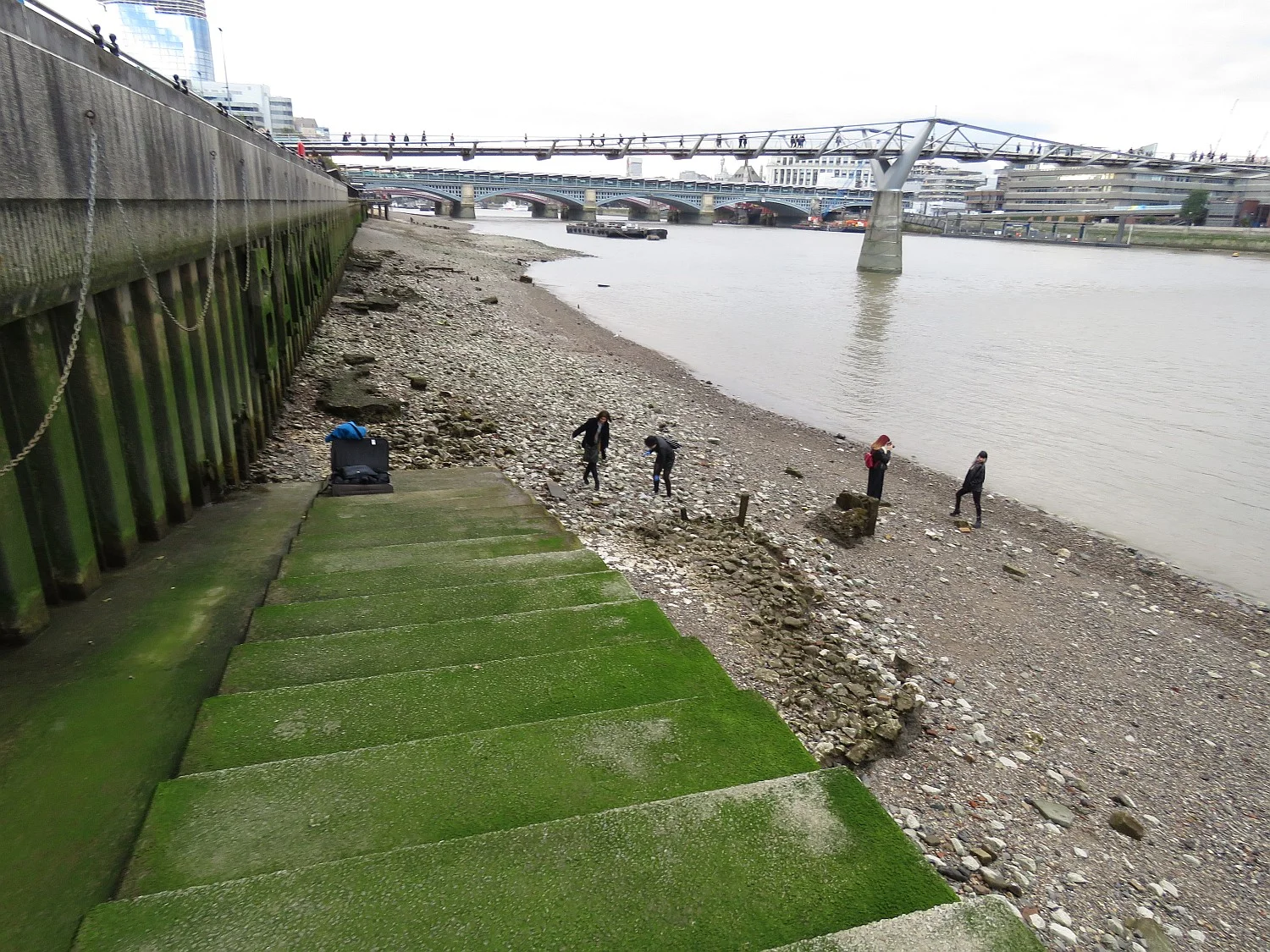 Thames at low tide