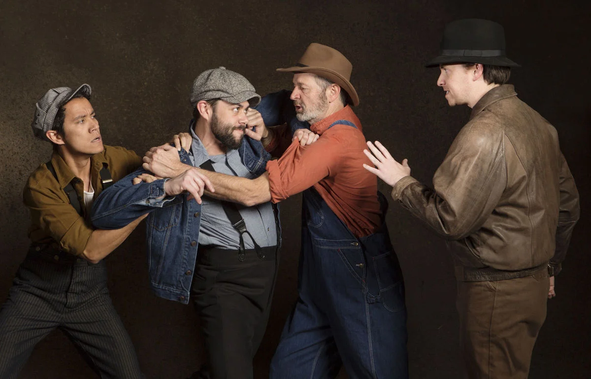 Cole Potwardowski, left, Matt Bowdren, David Greenwood and Aaron Shand. Photo: AZ Daily Star.