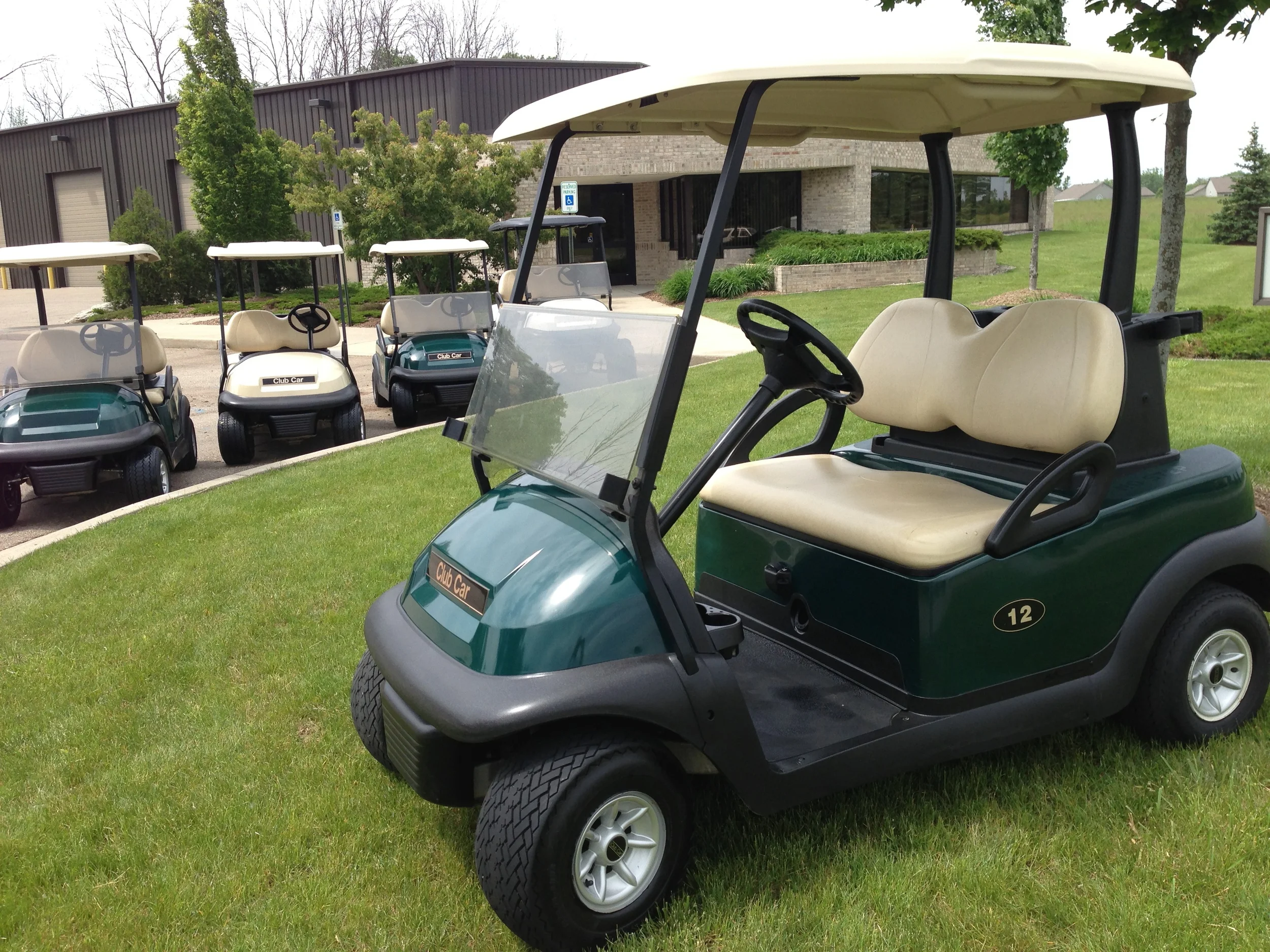We always have clean carts from Michigan golf courses in Stock!
