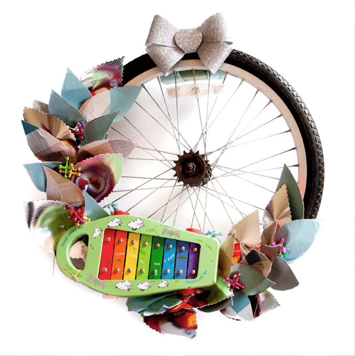 Upcycled Wreath