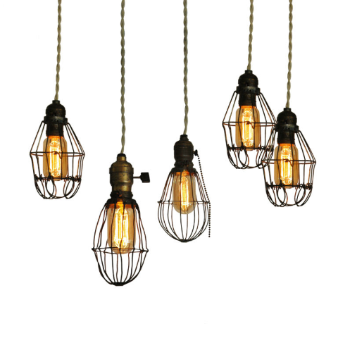 Vintage Cage Lights Grrootsmodern Vintage Cage Lights Grrootsmodern
