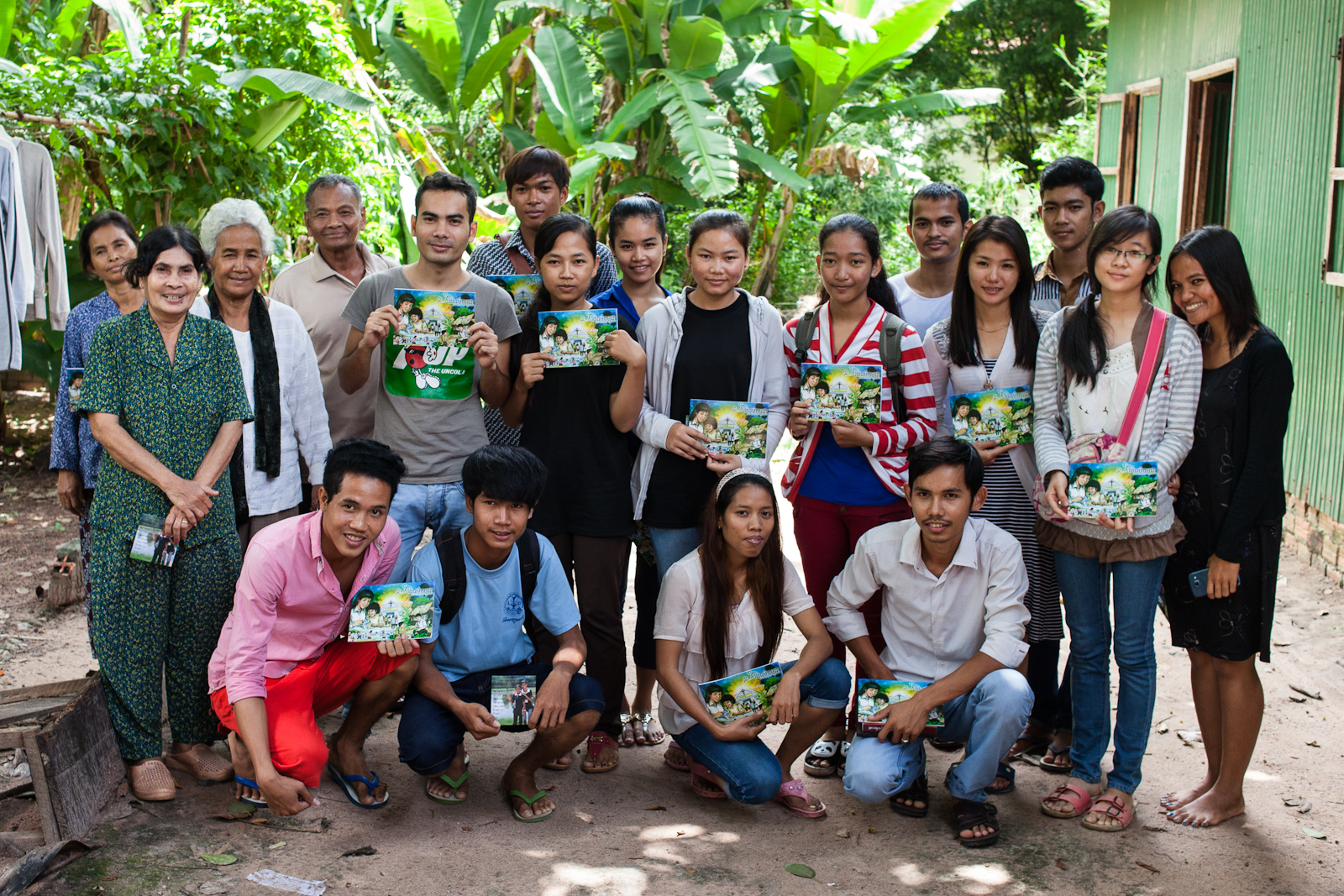 Church elders and leaders with a new batch of Alongsiders