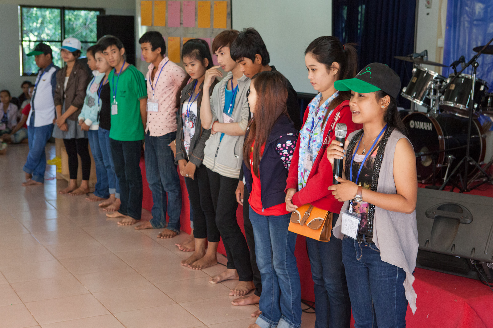 Second generation Alongsider mentors are recognized at camp every year.