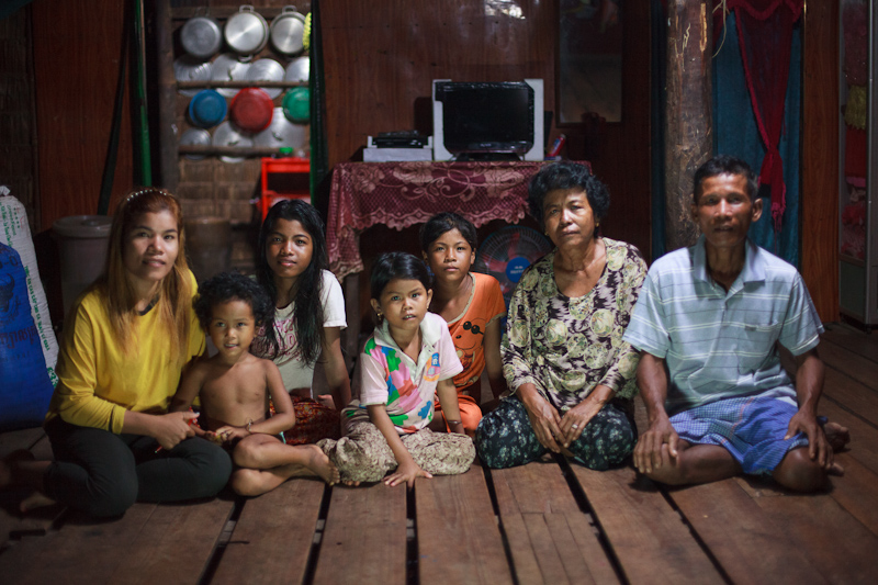 A village family in the province where Alongsiders is growing fastest.