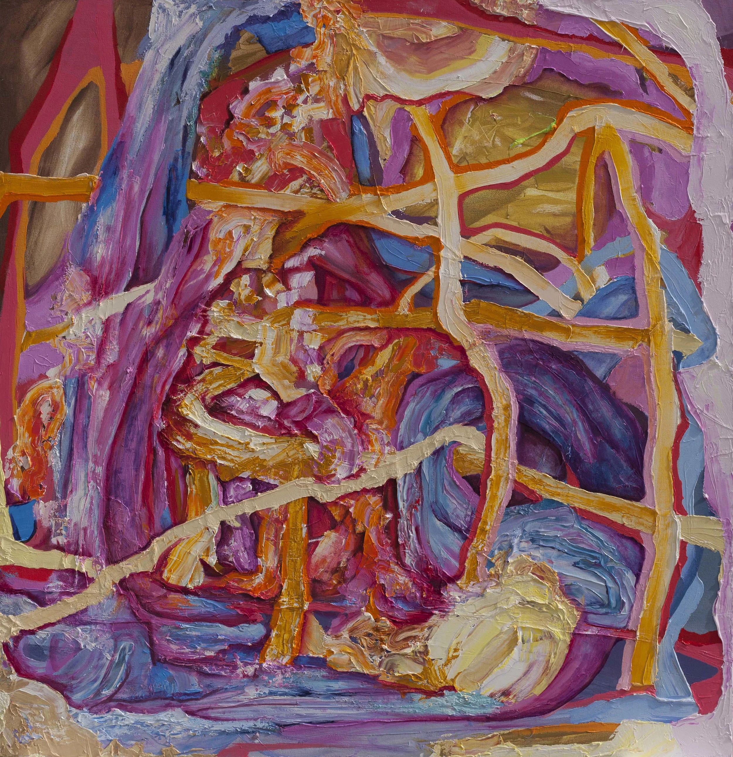 Fortune Leak, oil on canvas, 50" x 48", 2015