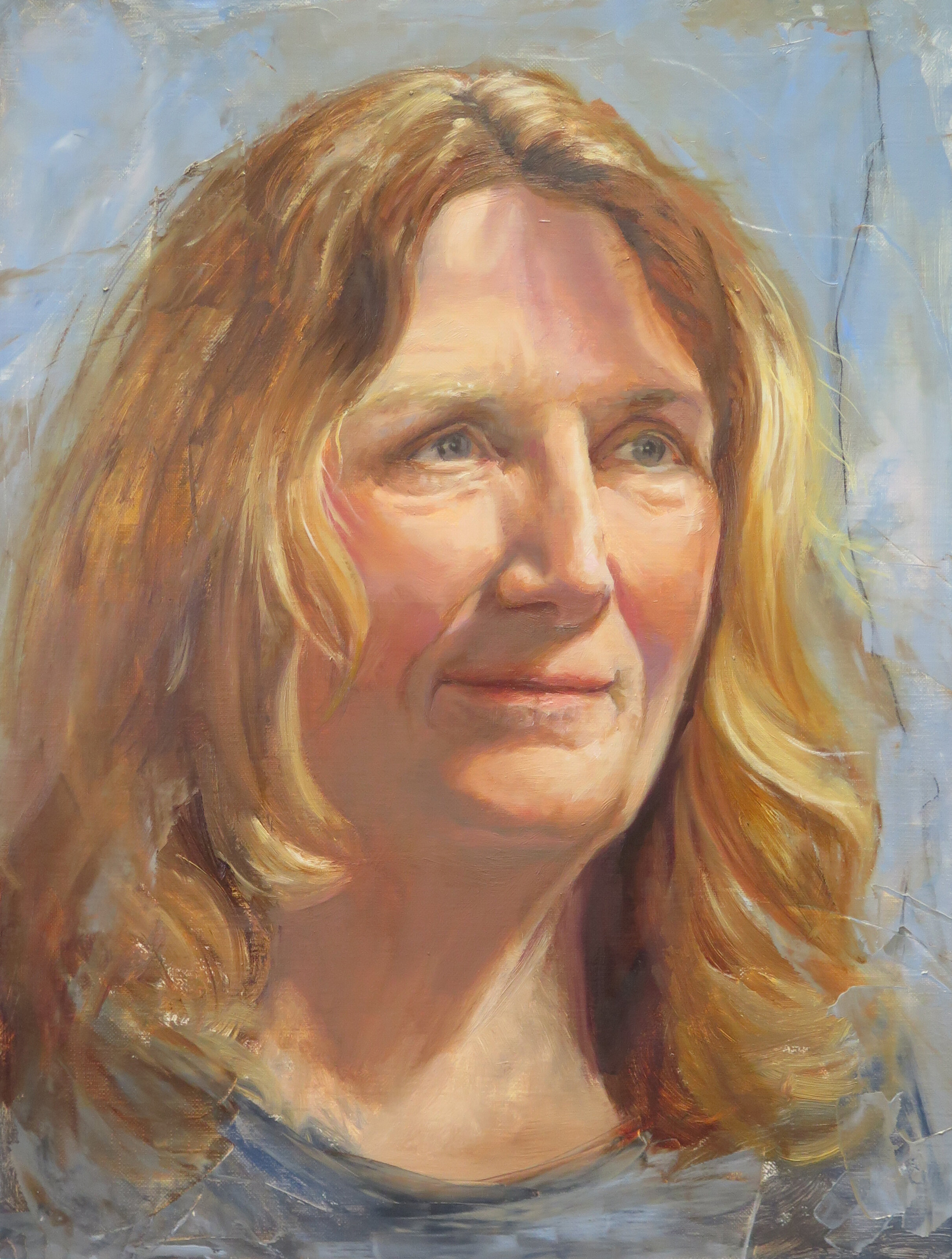   Gwen,  Oil on Panel, 16x12 